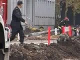 Płoneła instalacja