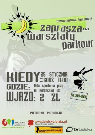 Warsztaty Parkour w Bielsku-Białej!