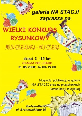 Namaluj przyjaciół na przystanku