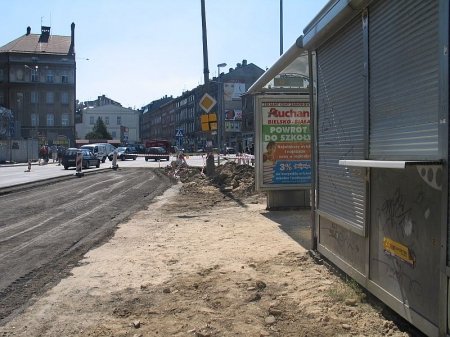 Zlikwidowali przystanek koło Sfery