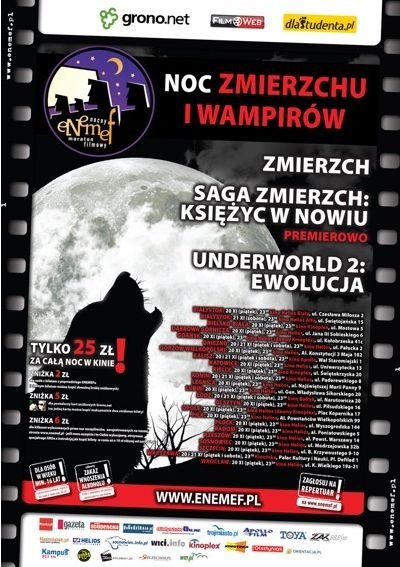 Bilety dla miłośników horroru
