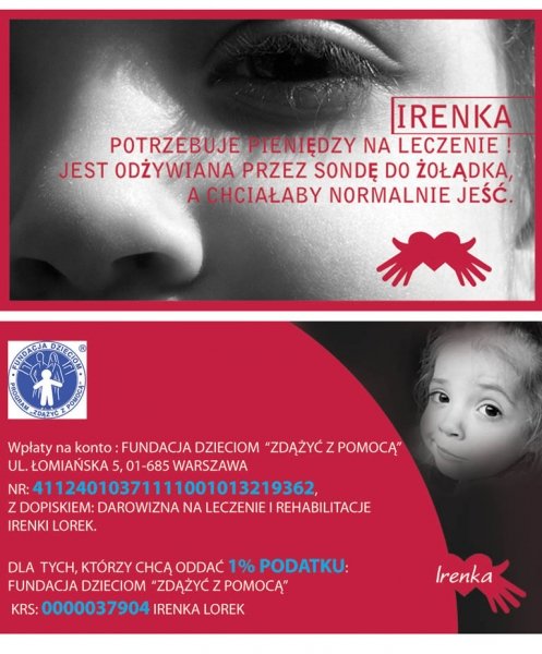 Pomoc dla Irenki