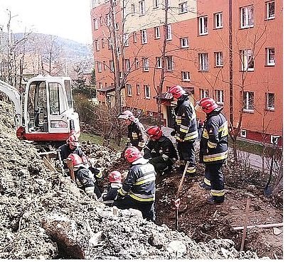 Śmierć w wykopie na Łagodnej