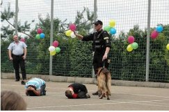 Radosne spotkanie z policją