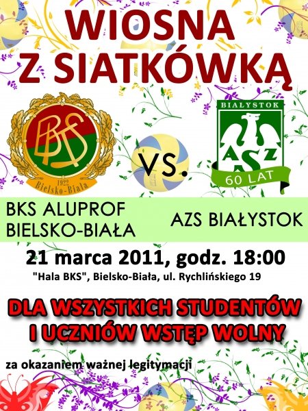 Wiosenna niespodzianka w hali