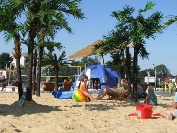 Plaża w (przed) centrum