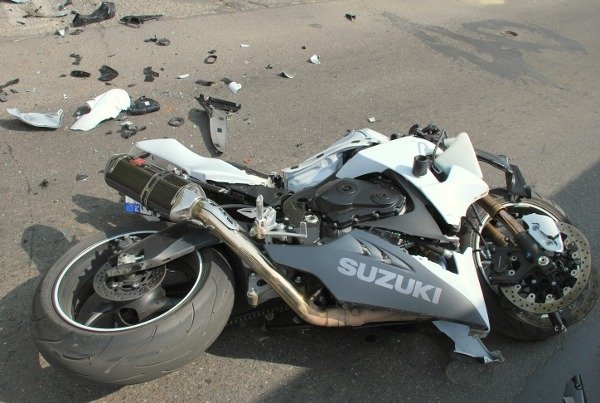 Wjechał w motocyklistę