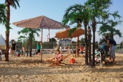 Plaża w centrum miasta