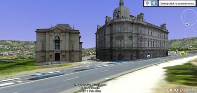 Bielsko-Biała w Google Earth