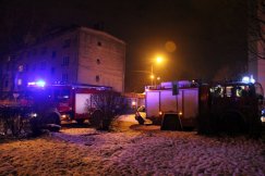Nocne widowisko przy Piastowskiej