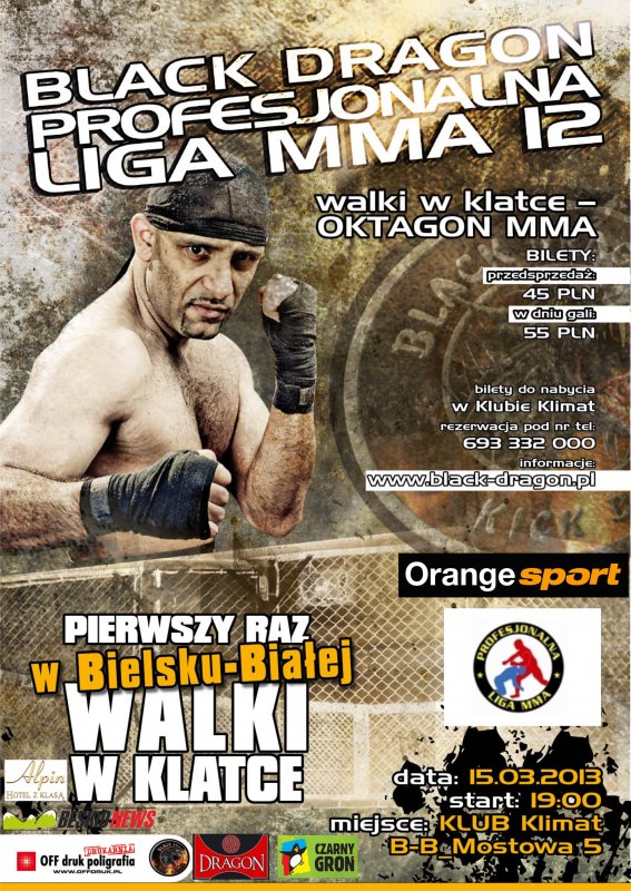 Wkrótce gala sportów walki w klatce