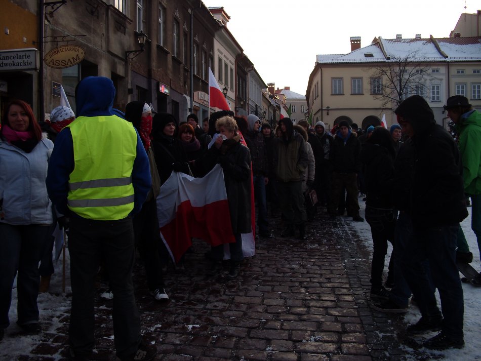 Manifestacja antyrządowa w Bielsku-Białej