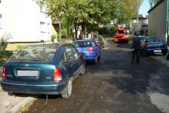 Blokady na drogach pożarowych