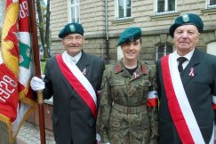 Patriotycznie przed ratuszem