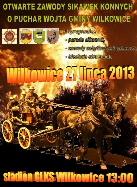 Rywalizacja strażackich sikawek