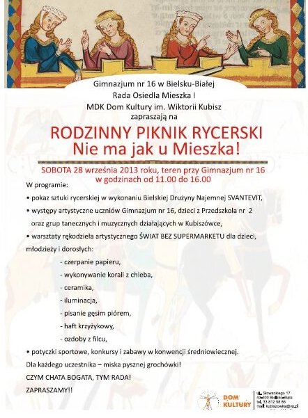 Pokaz rycerzy z osiedla Mieszka