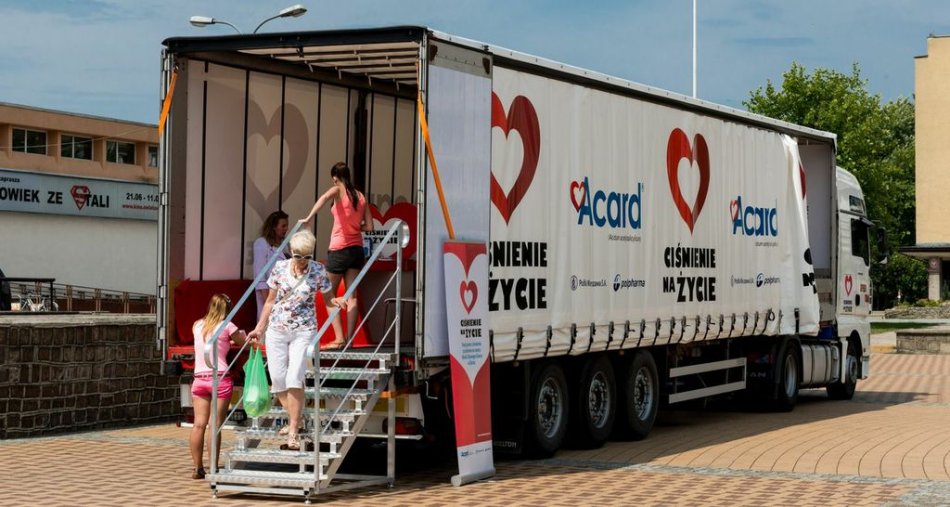 Zmierz ciśnienie w tirze