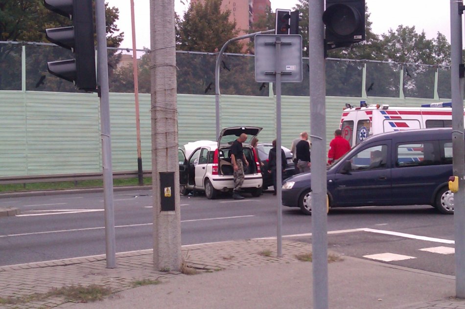 Zderzenie na czerwonym świetle