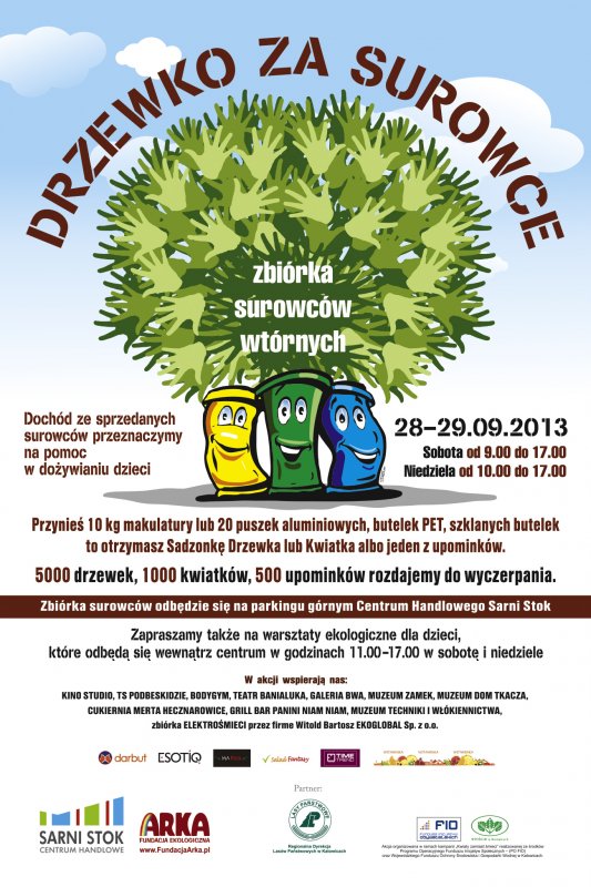 Osiem drzewek za lodówkę