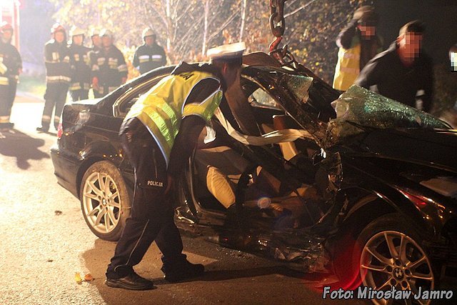 Nocna tragedia na drodze