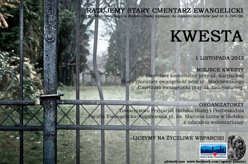 Kwesta na bielskich cmentarzach