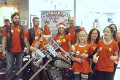 Kawalkada motocyklistów na Mikołajki