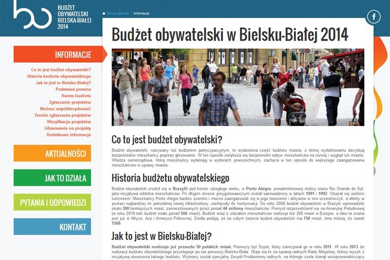 Ruszyła strona budżetu obywatelskiego