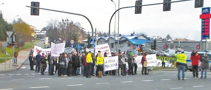 Protest bankrutów