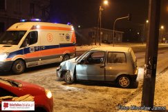 Wieczorem wylądowała na latarni