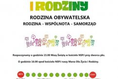 Pójdą w obronie życia i rodziny