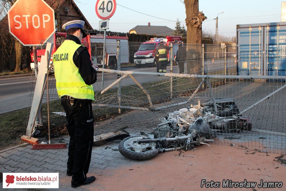 Zima zaskoczyła motocyklistów