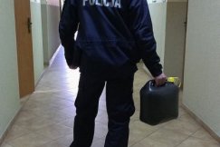 Desperat chciał się podpalić