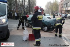 Kolizja na Złotych Łanach - foto
