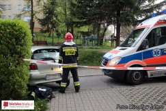 Zasłabł za kierownicą osobówki - foto