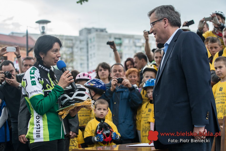 Prezydent Komorowski z bielszczanami