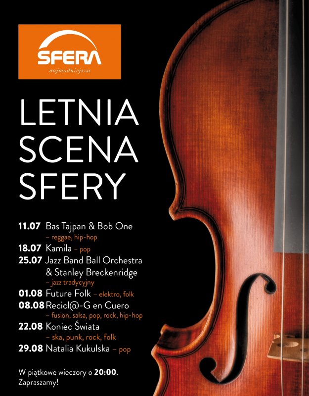 Letnie koncerty bez biletu