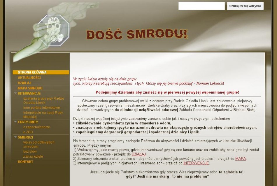 Dość smrodu w Lipniku!