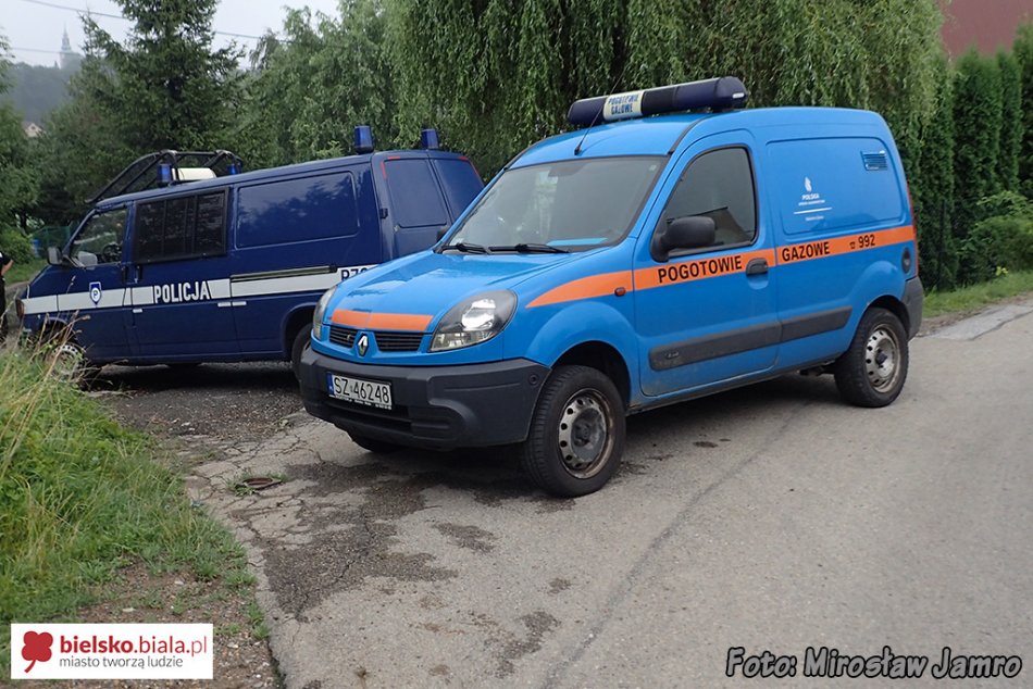 Pilne: wyciek gazu przy ul. Zuchów - foto