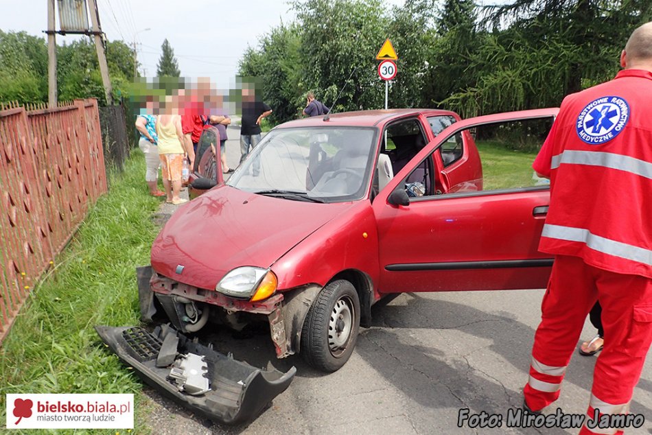 Wystraszyła się pająka - foto