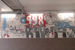 Namalowali strażakom mural