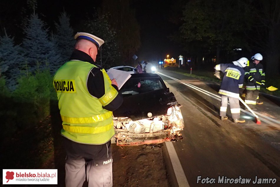 Nietrzeźwa rozbiła dwa auta - foto