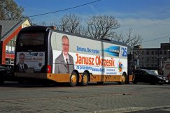 Okrzesikobus z kandydatami - foto