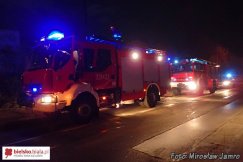 Wieczorna ewakuacja lokatorów