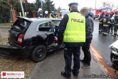 Na letnich oponach po śliskiej jezdni - foto