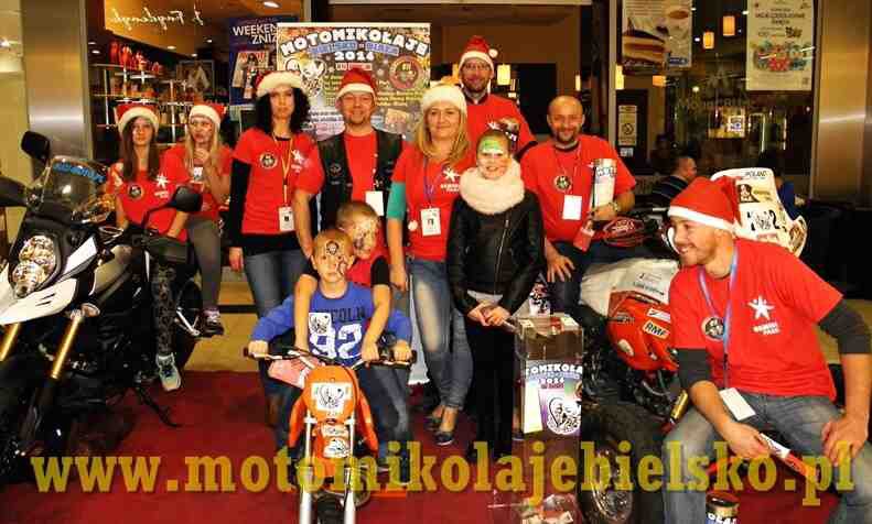 Na motocyklach z prezentami