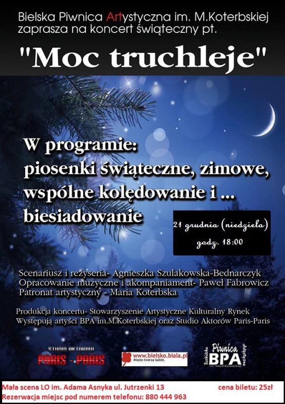 Wieczór kolęd w naturalnej scenerii