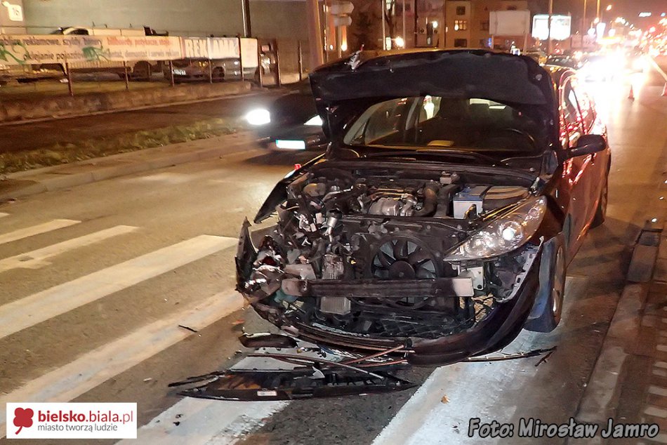 Nie zdążyła zahamować - foto