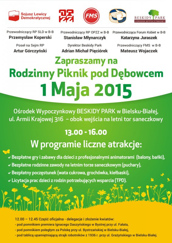Święto 1 Maja inaczej - program