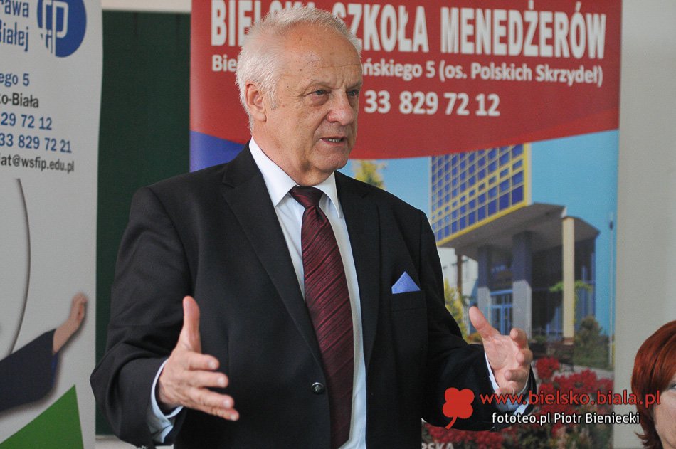Poseł Niesiołowski w Bielsku-Białej - foto