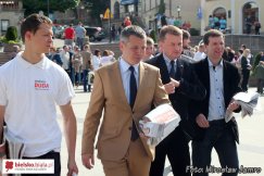 Uliczna akcja wyborcza PiS - foto